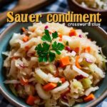 Sauer Condiment Crossword Clue